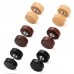 Charisma 10mm Stainless Steel Men Women Stud Earrings Cheater Ear Plugs Piercing Hypoallergenic 3 Pairs