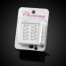Charisma 10pcs 20G 2.0mm Colored Stainless Steel Nose Studs Bone Crystals Nose Screws Rings Curved Hypoallergenic Body Nose Piercings 