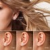 Charisma 3-7mm Pearl Stud Earrings Set for Girls Women Hypoallergenic Composite Faux Pearl Earrings Pack 5 Pairs Mixed Sizes 