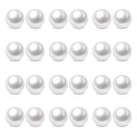 Charisma 8mm Pearl Stud Earrings Set for Girls Women Hypoallergenic Composite Faux Pearl Earrings Pack 12 Pairs 