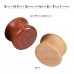 Evevil Wood Mixed Stone Plugs 18 Pairs/36 Pieces Set 9/16" 14mm Ear Plugs Ear Tunnels Ear Gauges Double Flared Ear Expander Stretcher Set